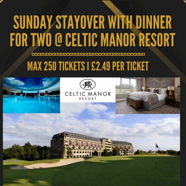 Sunday Stay With Dinner @ The Celtic Manor Resort