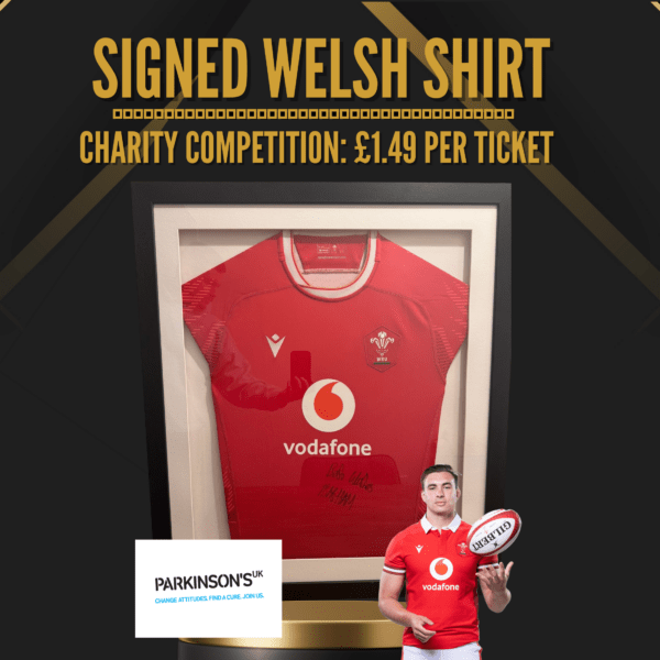 Charity Competition- Signed Framed Wales Shirt